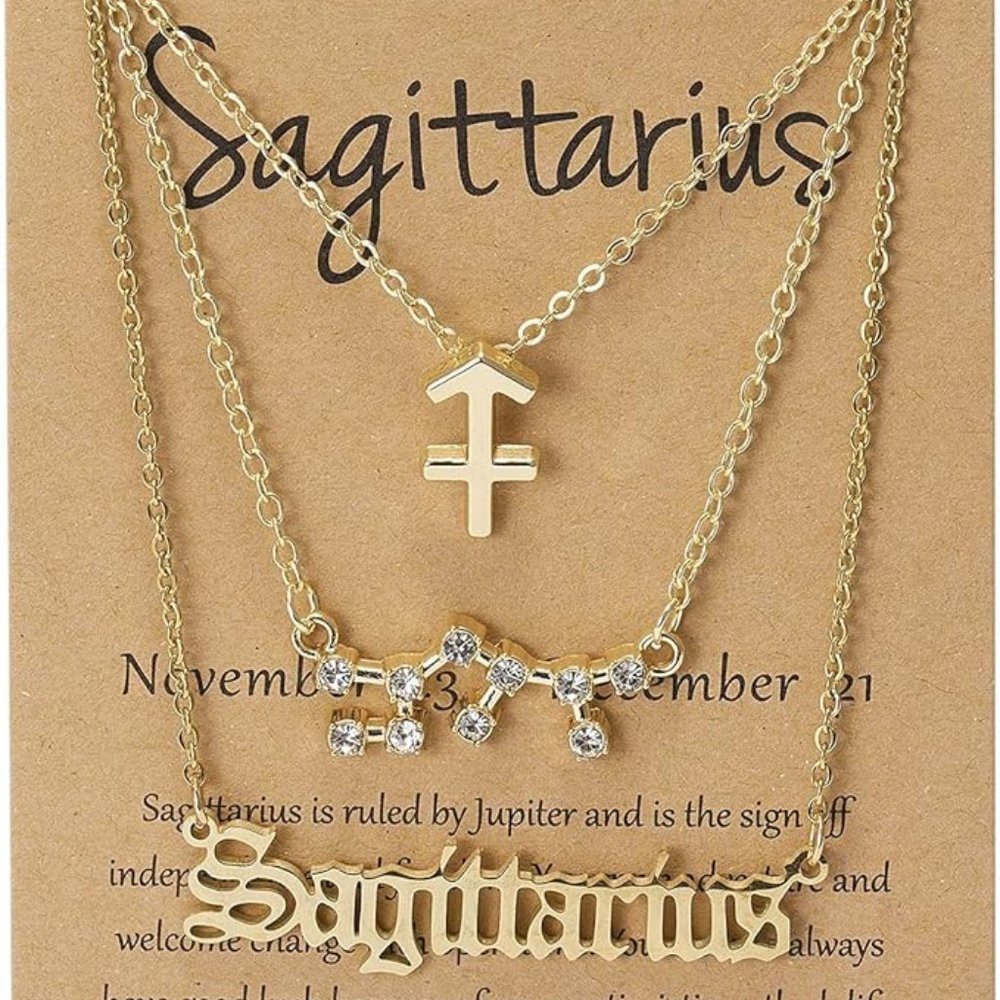 NWT Zodiac Necklace / Constellation Pendant  -SAGITTARIUS